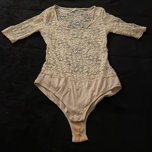 Silence and Noise UO lace bodysuit. Size M